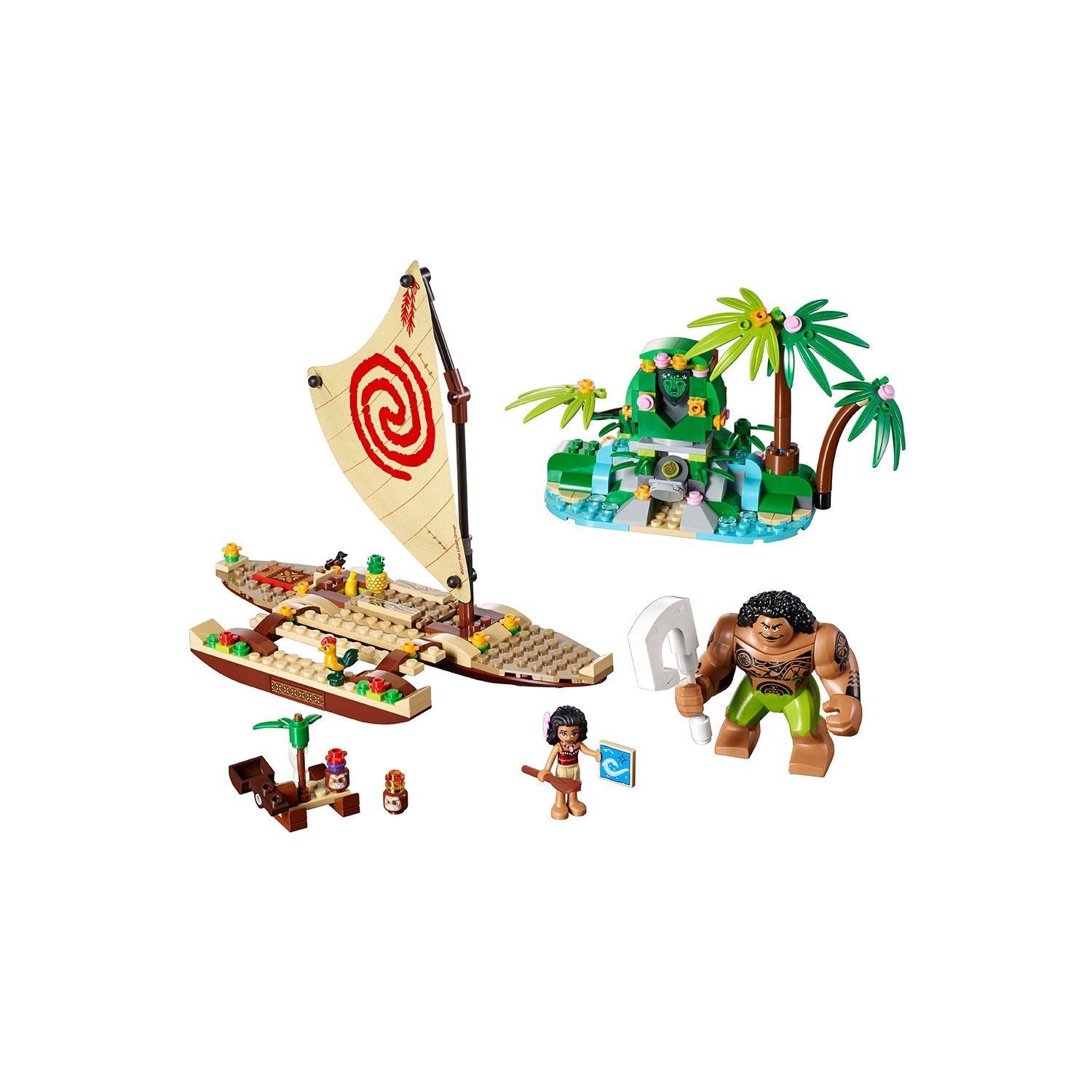 LEGO Disney 43183 pas cher, La maison sur l'île de Vaiana