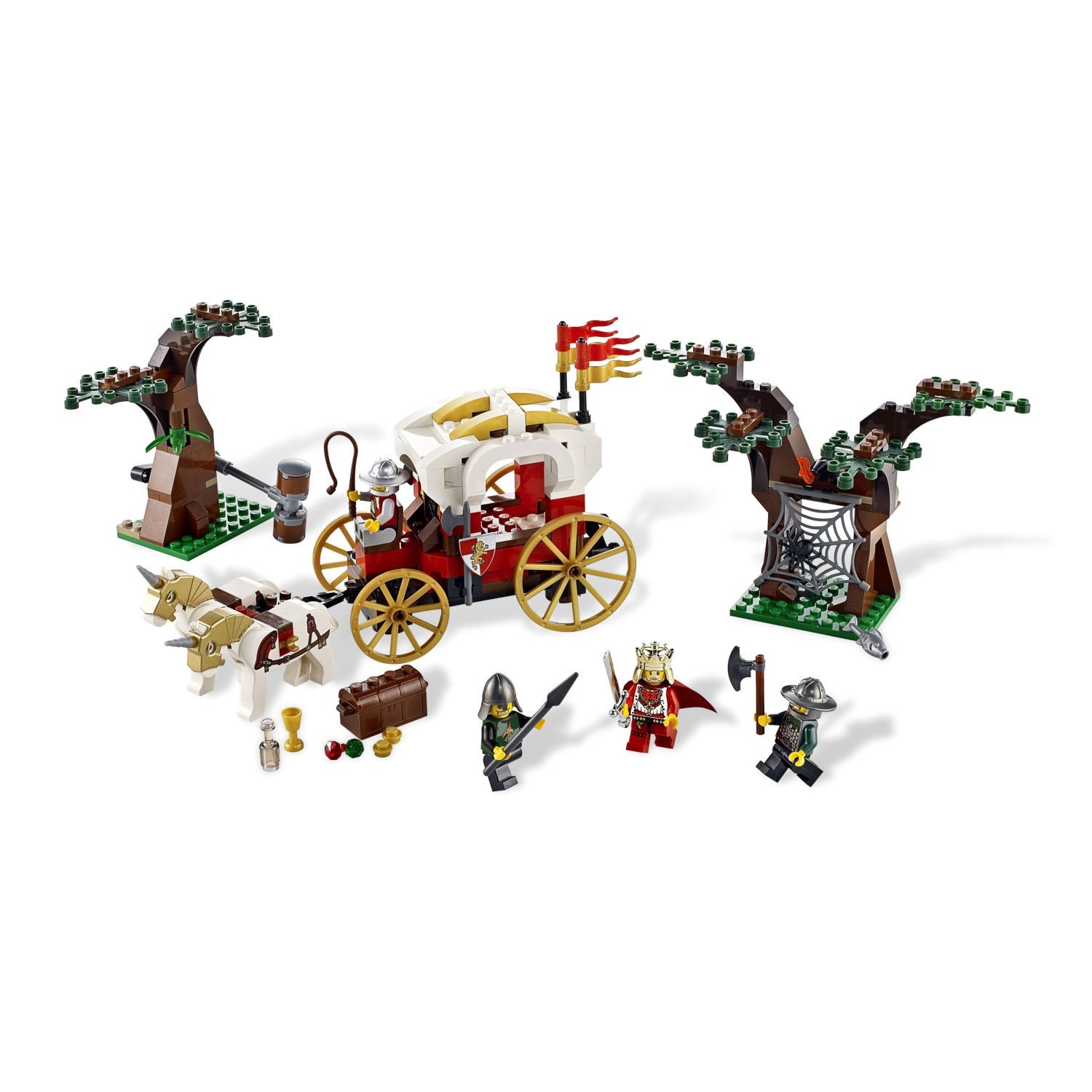 LEGO Kingdoms 7950 pas cher, Le combat des chevaliers